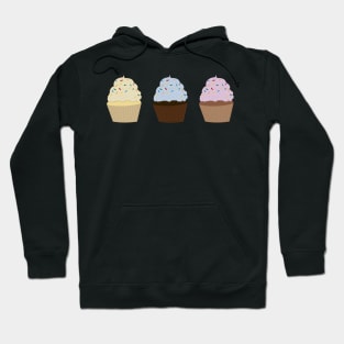 3 Cupcakes Pack Hoodie